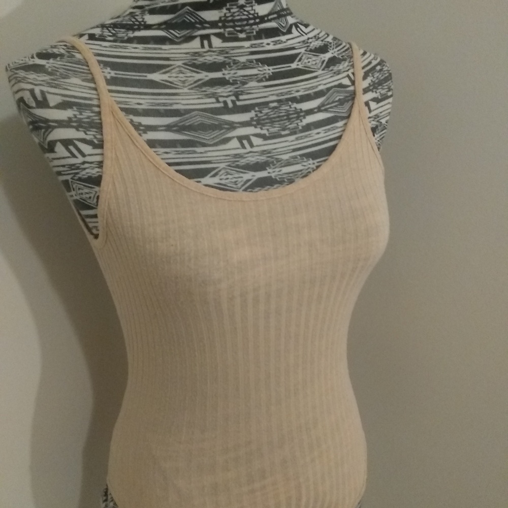 *5/$25 sale* Out From Under nude rib knit bodysuit